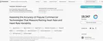Assessing the Accuracy of Popular Commercial Technologies That Measure Resting Heart Rate and Heart Rate Variability